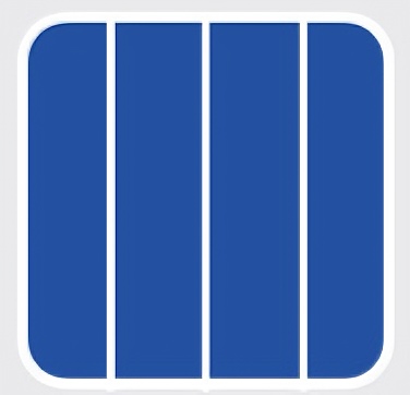 H015 bleu + blanc
