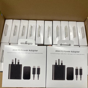US EU UK Plug 45W Travel <b>Charger</b> Type C Power <b>Adapter</b> USB C Chargeur Fast Charging Android <b>Charger</b> For Samsung Galaxy S25 S24 - Product Image 1