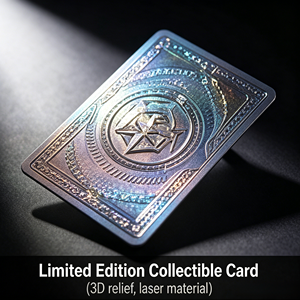 บัตรธุรกิจ RFID NFC สแตนเลส 304 แบบกำหนดเอง เป็นมิตรกับสิ่งแวดล้อม ทนทาน รีไซเคิลได้ พิมพ์ลายสลักชื่อ มุมโค้งมน - Product Image 1