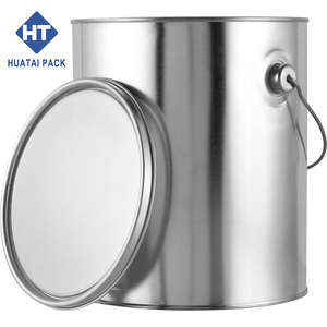 Lata Redonda de Galón con Tapa de Palanca, Lata de Pintura de 3.7L - Product Image 3