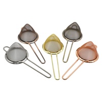Passoire à cocktail professionnelle en acier inoxydable 304 avec poignée, filtre triangulaire durable et écologique, outil de bar de luxe