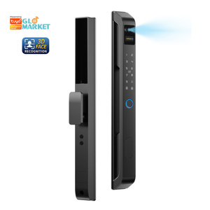 Glomarket 3d Face Recognition <strong>Digital</strong> <strong>Locks</strong> Slim Aluminum Inteligente Smart Fingerprint Password Tuya Smart Door <strong>Lock</strong> - Product Image 1