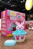 Décoration de beignets géants personnalisés Sculptures en mousse de gâteau en fausse tasse Produits universels Personnage d'artisanat en polystyrène Événements de jeu de crème glacée