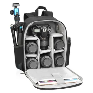 <span class=keywords><strong>Mochila</strong></span> GRANDE <span class=keywords><strong>para</strong></span> ordenador portátil, bolsa de cámara de vídeo, cámara Dslr personalizada, impermeable - Product Image 1