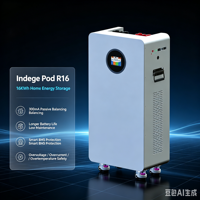 Systèmes de Stockage d'Énergie Solaire Hybride Résidentiels 10KW 16kWh 51.2V BESS Mobiles avec BMS IA et Écran LCD - Prix de Gros