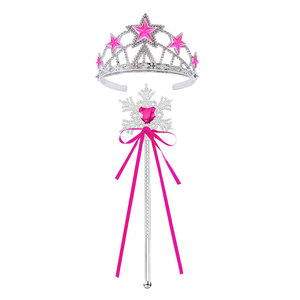 Accessoires <span class=keywords><strong>de</strong></span> princesse Elsa : Gants, baguette magique, couronne, ensemble <span class=keywords><strong>de</strong></span> bijoux, perruque tressée <span class=keywords><strong>pour</strong></span> robe <span class=keywords><strong>de</strong></span> princesse Blanche-<span class=keywords><strong>Neige</strong></span>, accessoires <span class=keywords><strong>de</strong></span> cosplay - Product Image 6