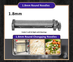 Paslanmaz çelik <span class=keywords><strong>2</strong></span>/6mm için <span class=keywords><strong>3</strong></span>/9mm düz erişte kesici 1.5mm için 3mm yuvarlak erişte kesici Ramen makarna makinesi fiyata - Product Image 6