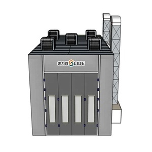 SLD OD75 Station de peinture compacte de bureau pour aérographe, avec brûleur électrique diesel, éclairage LED et cabine de peinture miniature pour modélisme - Product Image 6