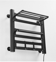 Electrotérmica radiador de la toalla de secado con estante de baño pared radiador toallero eléctrico swing toallero