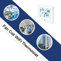 Termostato de Habitación HEDEMAN para Sistema de Caldera de Gas, Botones Táctiles, Termostato Programable 5+1+1 de Tuya, Controlador de Temperatura de 230 V