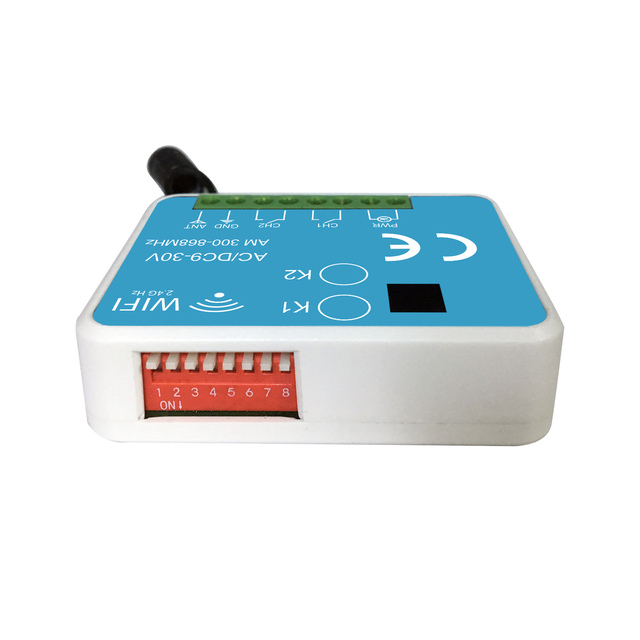YET402WFR-MF (V3.0) Receiver Multi-frequency 433 868 Mhz Smart Opening Door Garage Controller Wifi Receiver 2CH