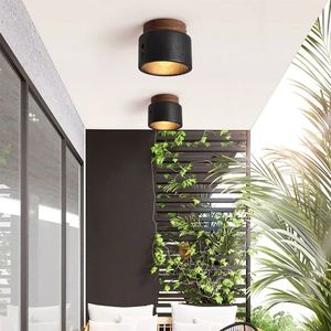 Lampada a <span class=keywords><strong>Soffitto</strong></span> Decorativa Nordica Wabi Sabi per Corridoio e Balcone, Luce in Marmo, <span class=keywords><strong>Applique</strong></span> <span class=keywords><strong>LED</strong></span> Nera per Soggiorno e Camera <span class=keywords><strong>da</strong></span> Letto in Stile Giapponese - Product Image 3
