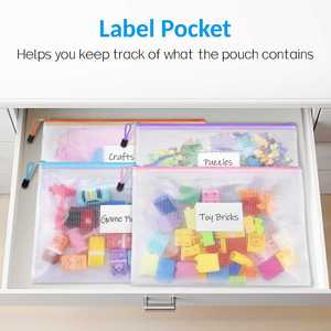 Waterproof A4 Thickened Transparent File Pouch Mesh Canvas <b>Document</b> <b>Holder</b> Receipt Organizer Stationery Bag Office - Product Image 3