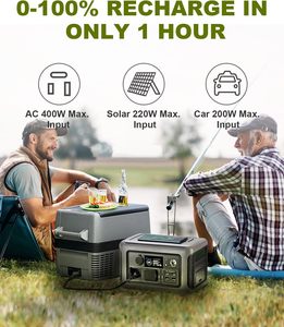 ALLPOWERS R600 Super-Quiet Portable <b>Power</b> Station 299Wh 600W Battery Backup UPS MPPT Solar <b>Generator</b> for Outdoor Camping - Product Image 5