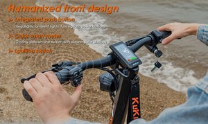 Nouveau lancement Entrepôt européen Kukirin T3 800w Scooter électrique tout-terrain pliable avec pneus à vide de 10 pouces - Product Image 4