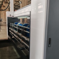 YSF-D Automatic Feeder Corrugated Cardboard Printer Machine With Rotary Die-Cutter Machine for Making Pizza Carton Box