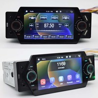 Autoradio écran tactile 5 pouces 1Din, lecteur MP5 Linux, Carplay, Android Auto
