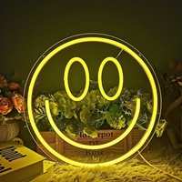 Lampe de bureau LED néon à motif anime avec base solide, placement facile, éclairage d'ambiance élégant pour bureau, chambre à coucher, ornement