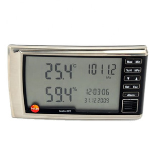 Termohigrómetro Digital Testo 622, Medidor de Temperatura, Humedad y Presión, Grado Industrial para Laboratorio, Acero Inoxidable - Product Image 3