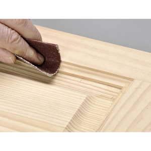 IDEAL STAR 220 Grit Rollo de papel abrasivo 115x100MT para madera Resina Metal - Product Image 3