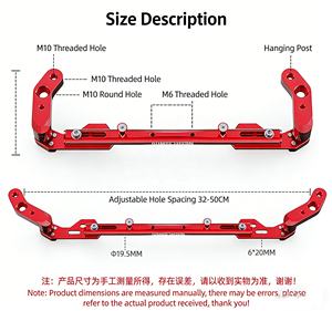 Support de téléphone en aluminium CNC pour moto, support d'extension, barre réglable multifonction, barre d'équilibrage pour téléphone - Product Image 3