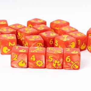 Pour personnalisable acrylique D6 dés 16mm ensemble de gros Durable pour donjons et Dragons RPG <span class=keywords><strong>jeu</strong></span> de société Collection - Product Image 3