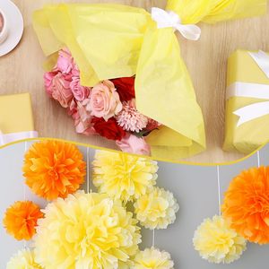 Bulk Yellow Tissue <strong>Paper</strong> 25x26 Inches Multi-Use Wrapping <strong>Paper</strong> for Gift Bags, Crafts, Wedding &amp; Birthday Party Decor <strong>Kite</strong> <strong>Paper</strong> - Product Image 5