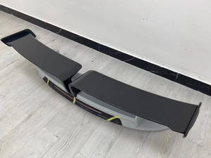 Becquet noir de haute qualité style 12mm en fibre de carbone, aileron postart adapté à la <span class=keywords><strong>Porsche</strong></span> <span class=keywords><strong>911</strong></span>, 992, 992 - Product Image 4