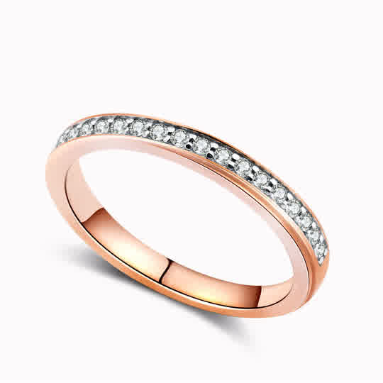 18K Rose & White Gold