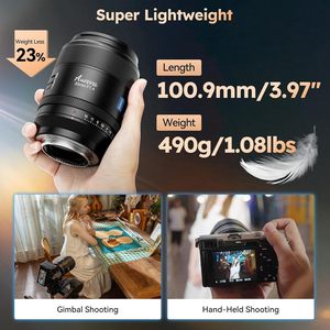Lente Sirui 35mm F1.4 de Fotograma Completo, Gran Angular, de Metal, con Montura E para la Serie A7ra7s/zv-e1, Molde Privado, Montura E (fe) Sirui - Product Image 6