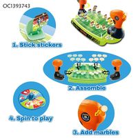 Jeu de football de table interactif HTL avec billes, jeu de société de combat à deux joueurs pour enfants et fêtes de famille