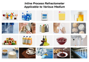 Analisador de Bebidas Automático Inline com Proteção IP67 para Alta Temperatura de Trabalho, Refratômetro <span class=keywords><strong>Brix</strong></span> com Precisão de 0,5% para Ketchup e Refrigerantes - Product Image 6