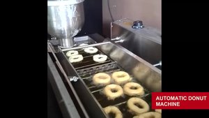 Máquina automática de gas, dispositivo para hacer 6 mini donas, fabricación industrial - Product Image 2