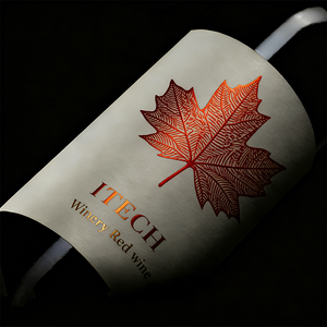 <strong>Printing</strong> Luxury Custom <strong>Labels</strong> 3D Features Textured Embossed Gold Foil White Black Wine <strong>Label</strong> for Glass <strong>Bottles</strong> - Product Image 3