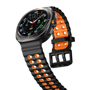 Ocean Sports cinturino in Silicone traspirante per <span class=keywords><strong>Samsung</strong></span> per Galaxy Watch Ultra 47mm Smart Watch elastici - Product Image 3
