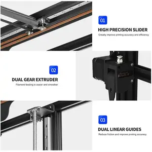 Impresora 3D SP-5 V3 Fabricada en China, Gran Venta, Tamaño de Impresión 300*300*330mm, Nivelación Automática, Mayor Precisión, Menor Ruido - Product Image 3