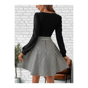 Women's White Leather Skirt <b>Dress</b> Casual Wear Without Belt - Product Image 4