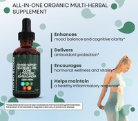 Vente en gros de gouttes liquides d'iode 2 floz sans saveur-Soutient la santé métabolique de la thyroïde Supplément de bien-être général pour hommes et femmes