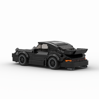 MOC-Black Bird (930) 355 pièces Blocs de construction en plastique Voiture de course sportive Briques de construction créatives Jouet de construction de garage