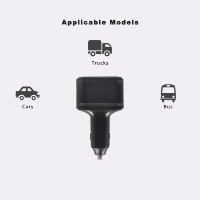 Mini Rastreador GPS 4G+2G Impermeable con Encendedor de Cigarrillos y Detección ACC para Seguimiento de Vehículos e Instalación Gratuita