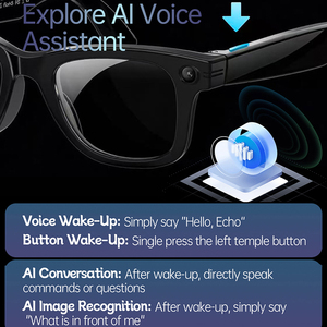 2025 New w620 ai thông minh kính với máy ảnh video ghi âm translator wifi truyền Kính mát photochromic ống kính kính - Product Image 5