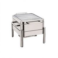 Chauffe-Plat Professionnel à Induction Hydraulique de Luxe en Acier Inoxydable pour Buffet, Idéal pour Hôtels 5 Étoiles