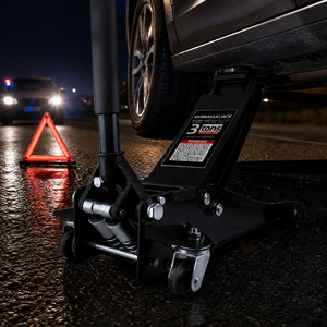 Gato hidráulico manual de doble pistón de acero de 3 toneladas con certificación CE GS, altura máxima de 500 mm para elevación de vehículos - Product Image 3