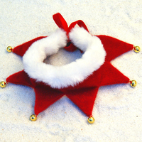 Ensemble de collier réglable en nylon avec motif de dessin animé écologique pour animaux de compagnie Écharpe d'hiver Noeud papillon pour chats et chiens Noël moderne