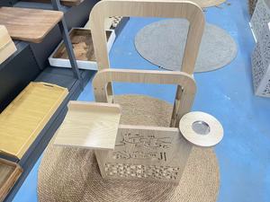 Organizador Multifuncional de Pie con <span class=keywords><strong>Color</strong></span> Personalizado, Soporte de Madera Decorativo para el Ramadán, para el Corán, con Tres Niveles, para Almacenamiento en el Hogar - Product Image 2