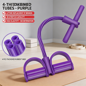 Juego de 4 piezas de colchoneta de yoga extra gruesa de 10 mm, banda de resistencia de dos hilos, cuerda para saltar, pelota de Pilates, venta <span class=keywords><strong>directa</strong></span> - Product Image 4