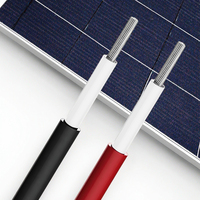 Câble électrique solaire photovoltaïque monoconducteur en cuivre étamé, isolation sans halogène, norme australienne SAA DC1500V, 62930 IEC131 H1Z2Z2-K