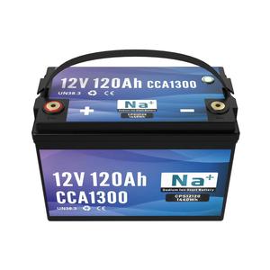 Batería de Iones de Sodio de 12V 120Ah, Libre de Mantenimiento, con Sistema de Arranque y Parada Automática (BMS) - Product Image 6