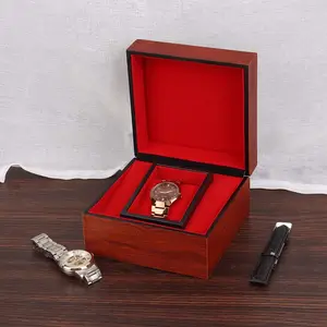 SUNDO 2024 in stock Single wood watch boxes wholesale top grade watch boxes & cases with logo