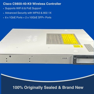 Brand New Cisco C9800-40-K9 40Gbps Throughput Wi-Fi 6 Ready Dual PSU <b>Wireless</b> WLAN Controller C9800-40-K9 - Product Image 3